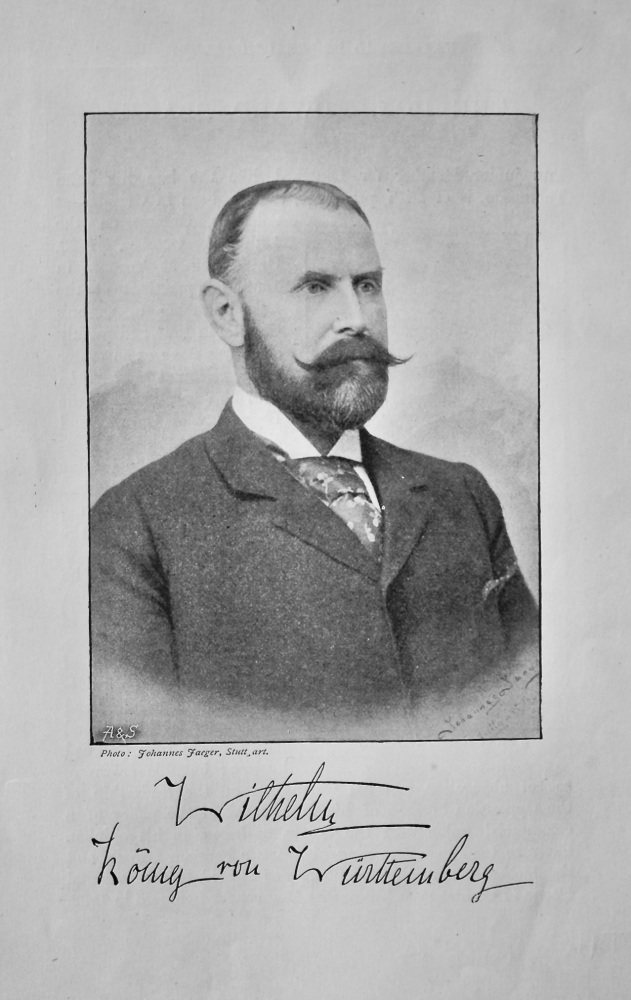 King William II. of Wurttemberg.  1895.