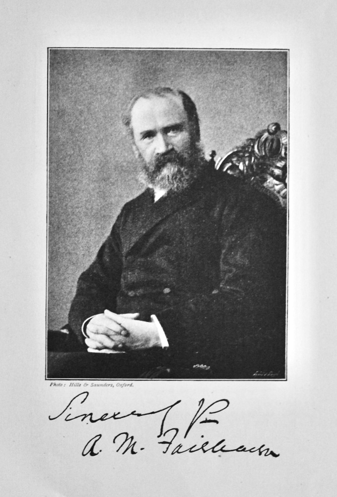 Principal Andrew Martin Fairbairn.  1895.