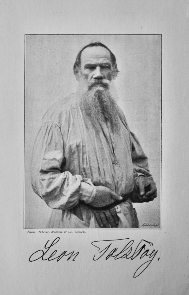 Leon Tolstoy.  (Novelist and Social Reformer) 1895.