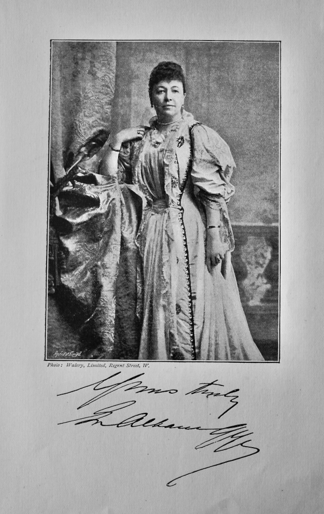 Madame Albani. (Opera Singer)  1895.