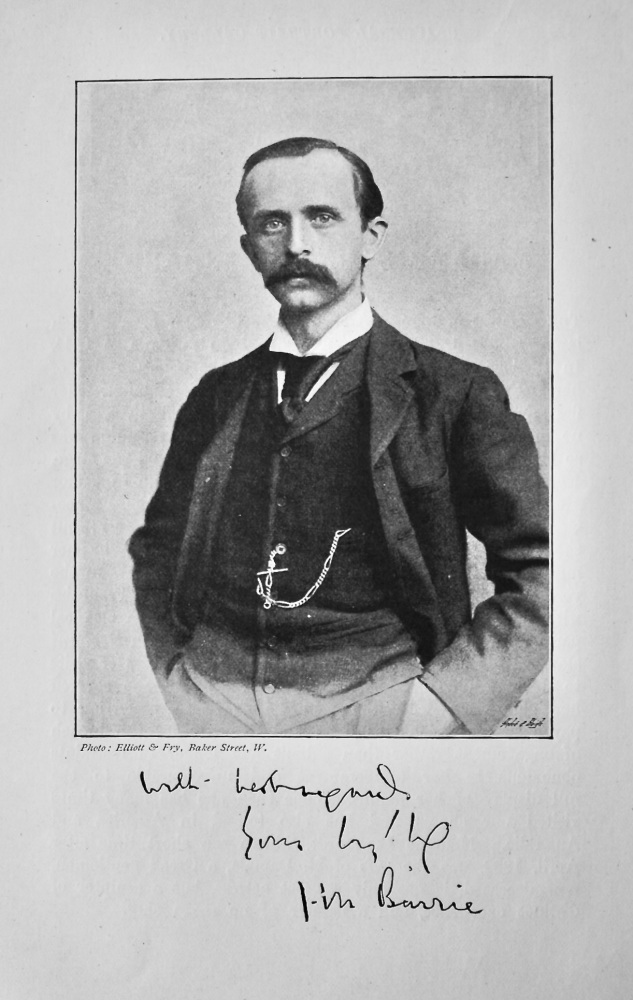 J. M. Barrie. (Novelist and Playwright)  1895.