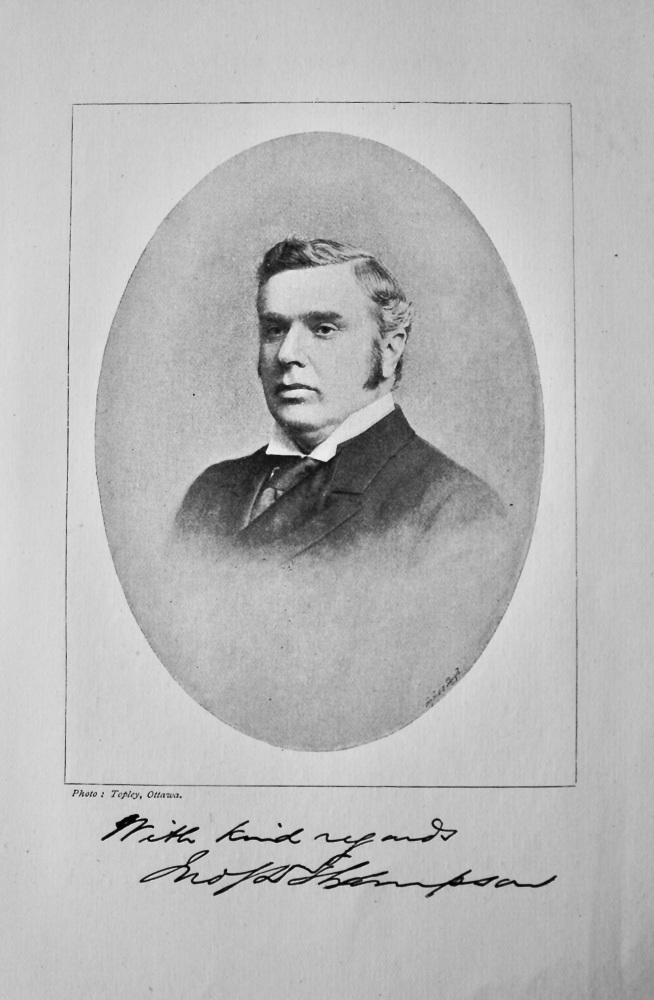 Sir John Thompson.  1895.