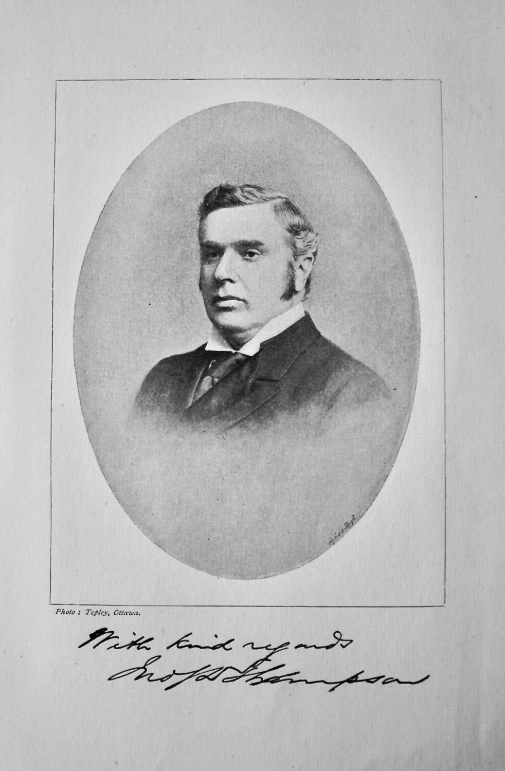 Sir John Thompson.  1895.