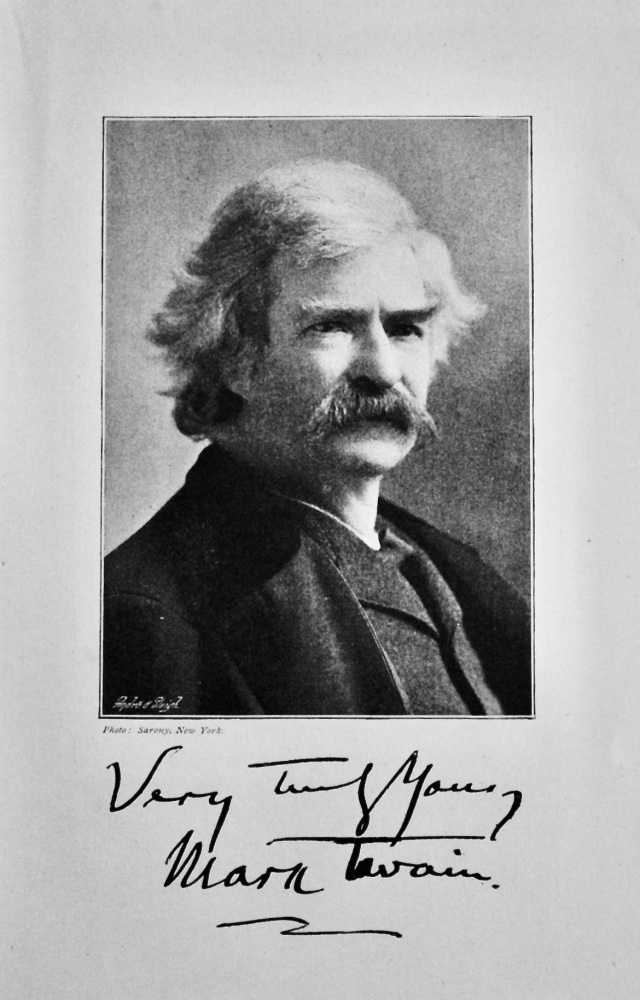 Mark Twain.  1895.