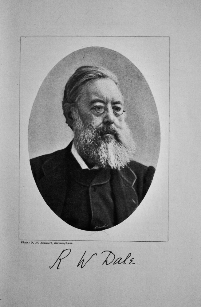 Dr, R. W. Dale.  1895.