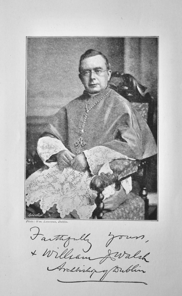 Archbishop Walsh. The Archbishop of Dublin.  1895.