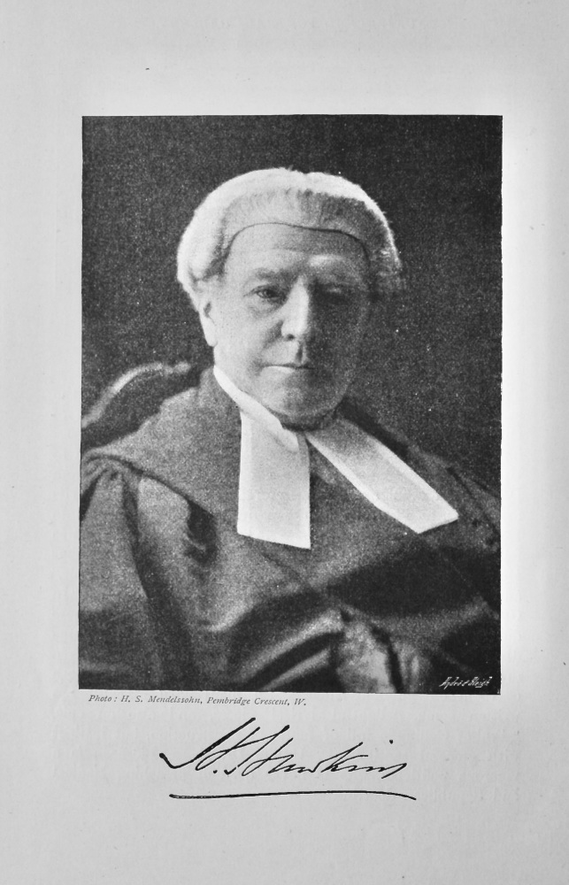 Sir Henry Hawkins. (Judge)  1895.