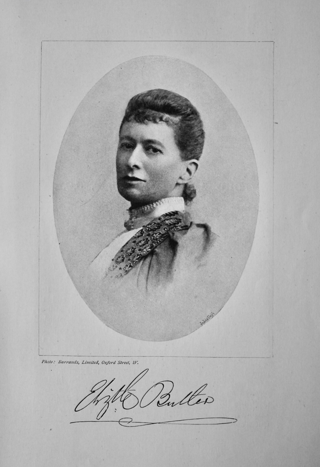 Miss Elizabeth Thompson (Lady Butler)  1895.