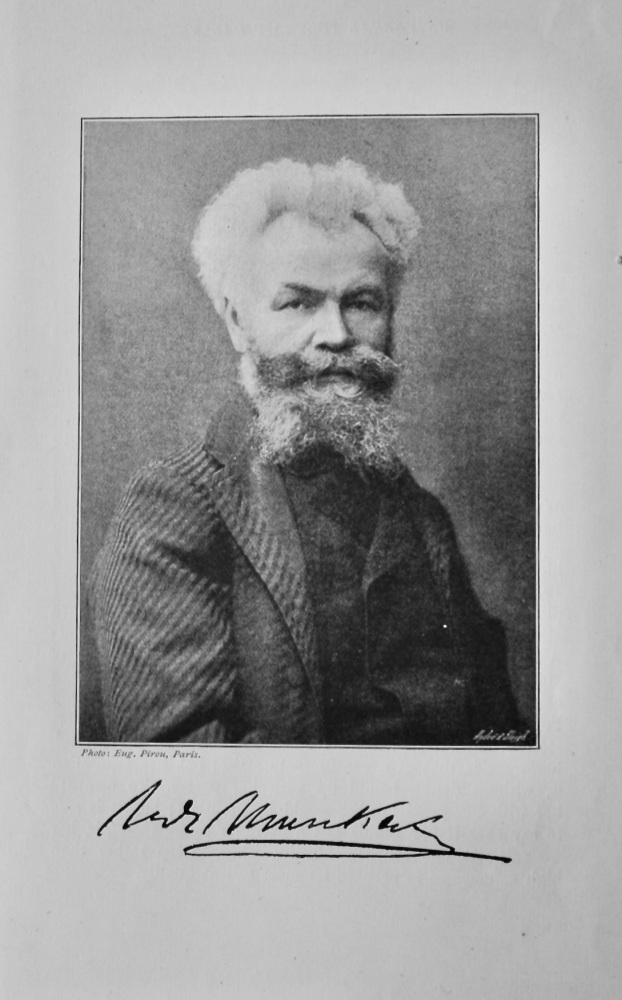 M. Michael Munkacsy. (Hungarian Painter)  1895.