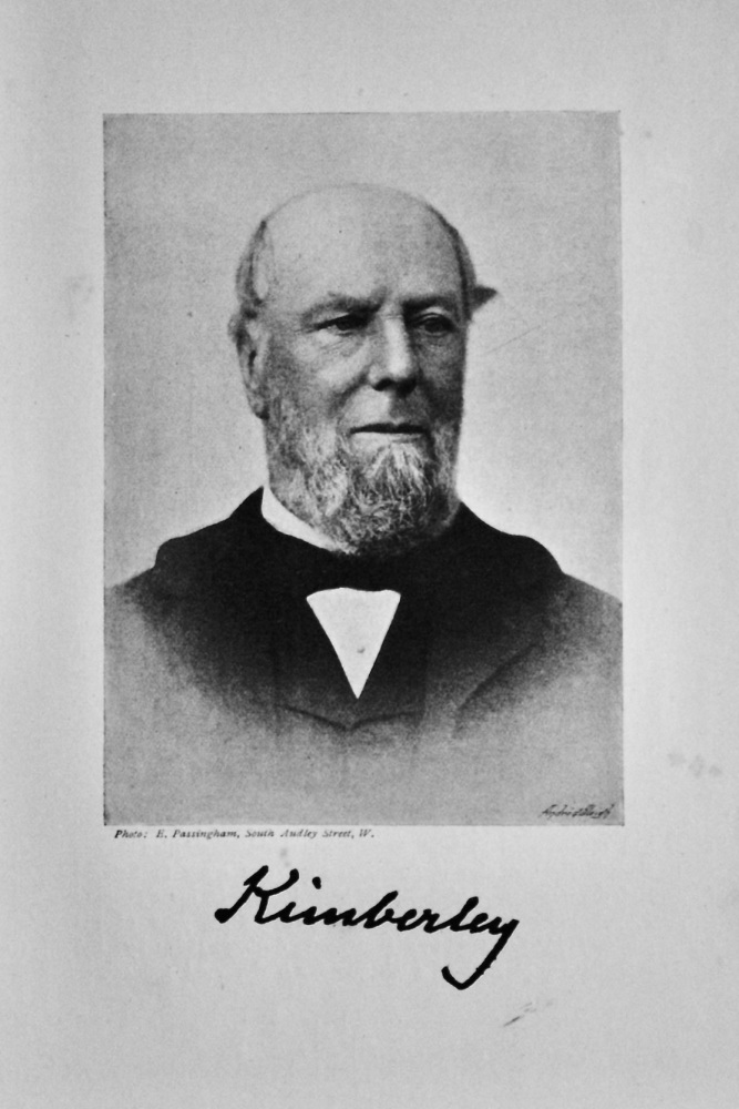 The Earl of Kimberley.  1895.