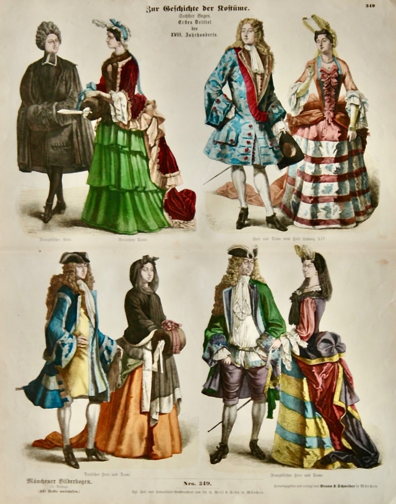 Zur Geschichte Der Costume. (The History of Costume).  1870-80 c.