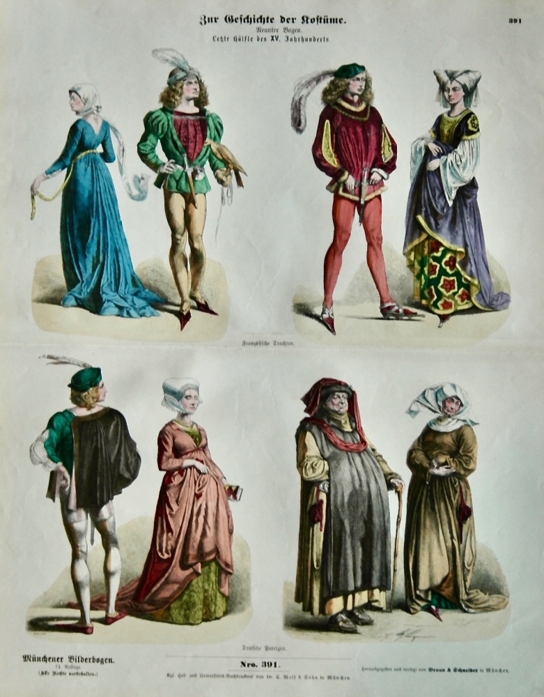 Zur Geschichte Der Costume. (The History of Costume).  1870-80c.