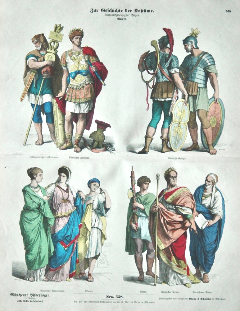 Zur Geschichte Der Costume. (The History of Costume.)  1870-80c.