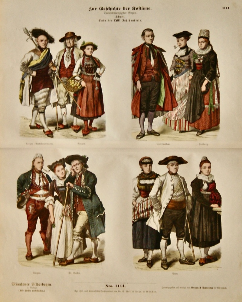 Zur Geschichte Der Costume. (The History of Costume)  1870-80c.
