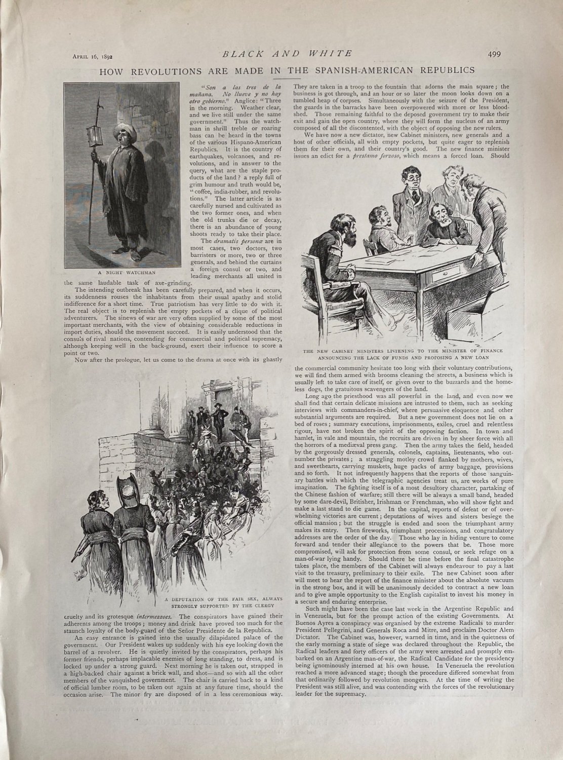 How Revolutions are made in the Spanish-American Republics - 1892