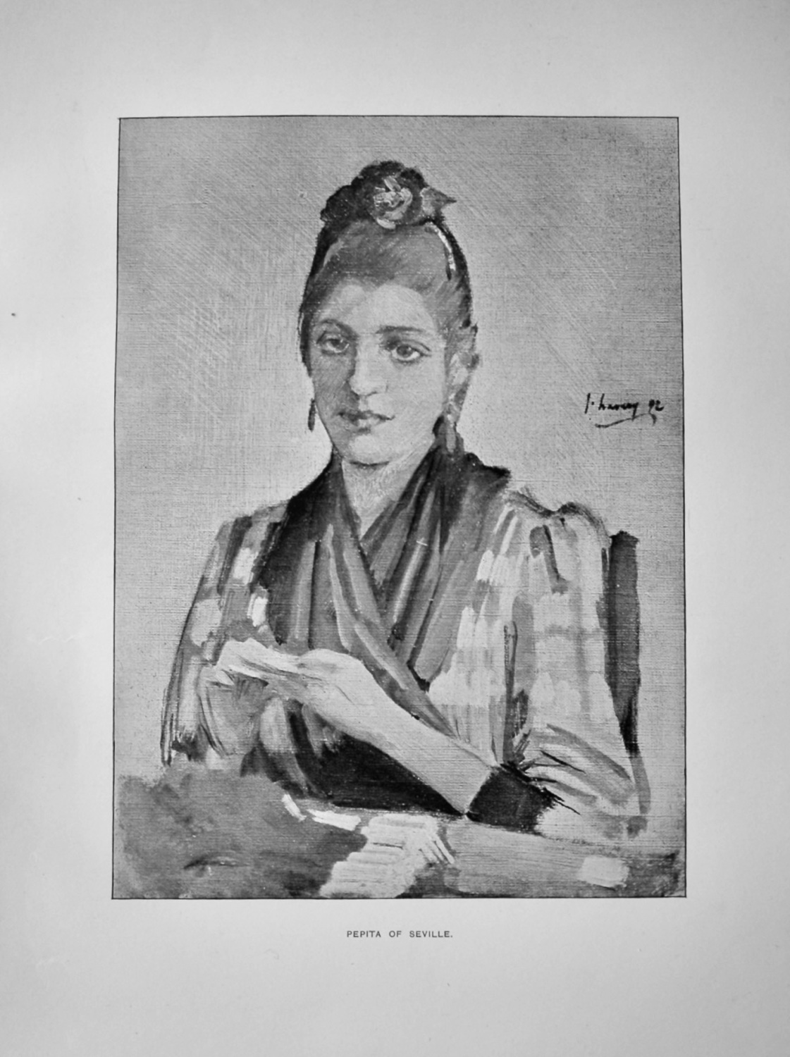 Pepita of Seville. (By John Lavery). 1892.