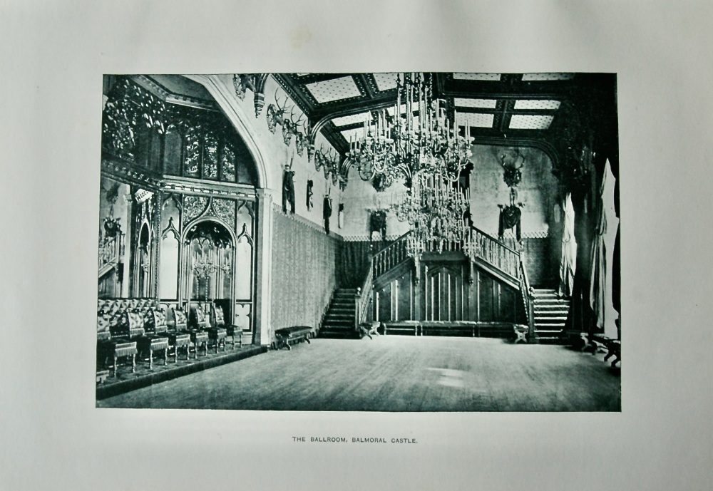 The Ballroom, Balmoral Castle.  1894.