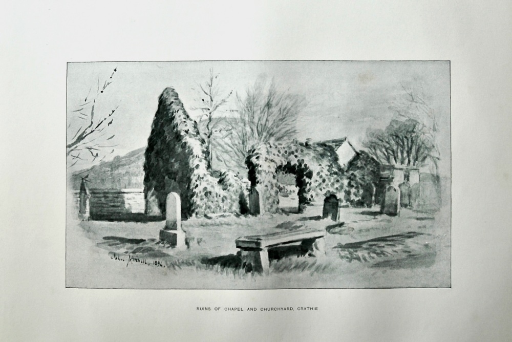 Ruins of Chapel and Churchyard, Crathie.  1894.