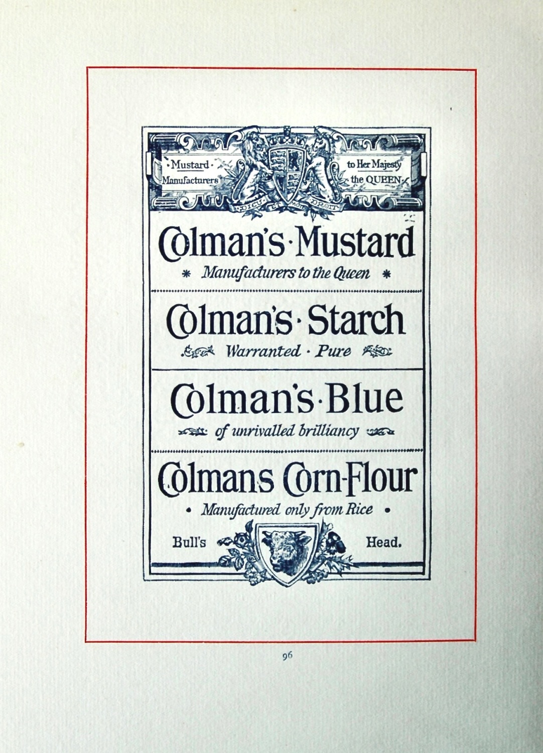 Colman's Mustard.  1894.