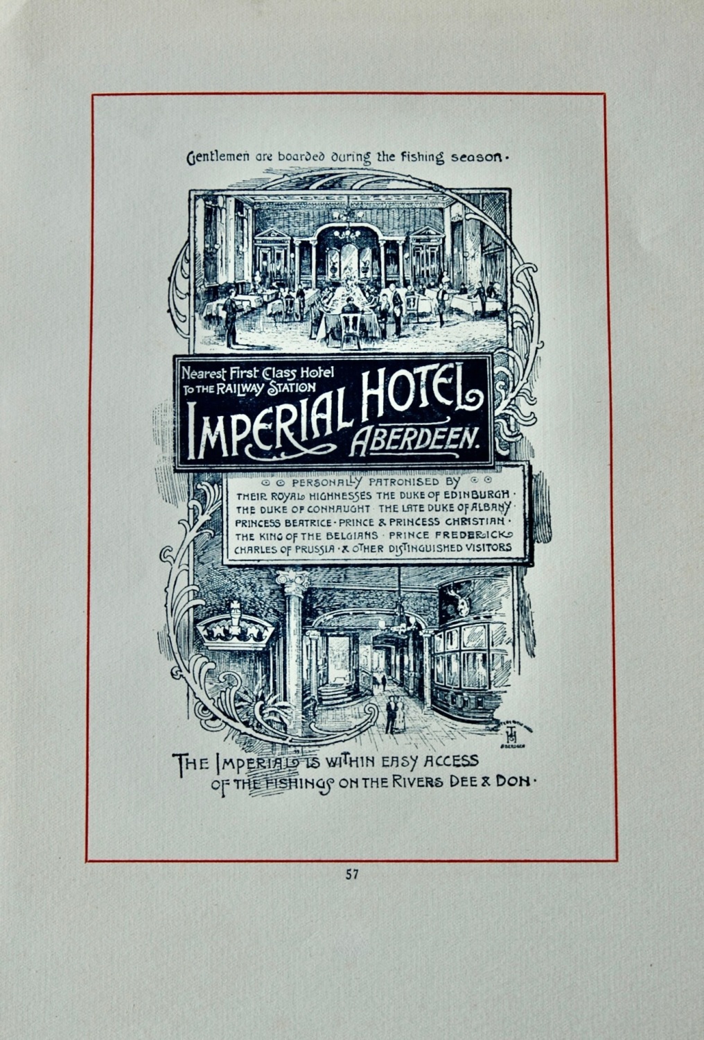 Imperial Hotel, Aberdeen.  1894.