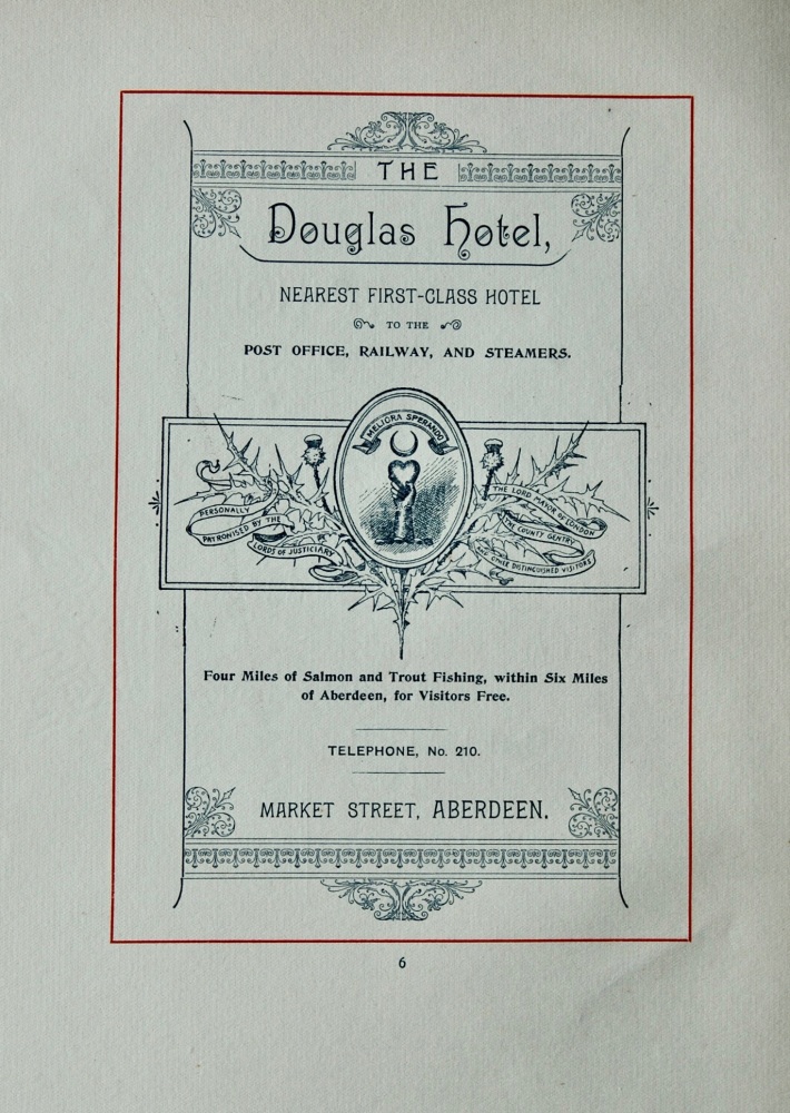 The Douglas Hotel, Market Street, Aberdeen.  1894.