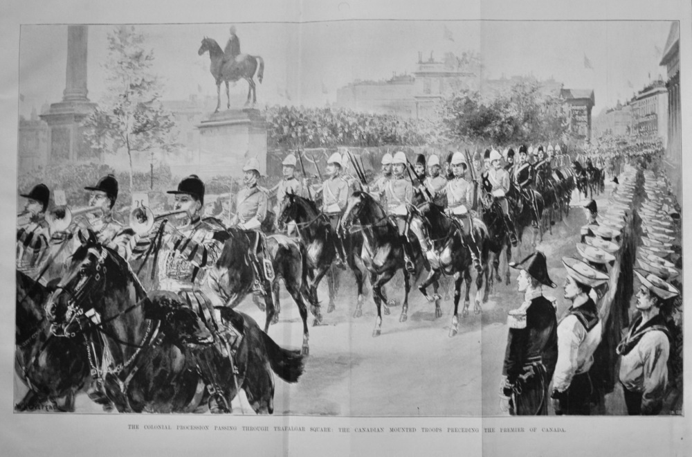 The Queen's Diamond Jubilee Celebration 1897 :  The Colonial Procession Pas