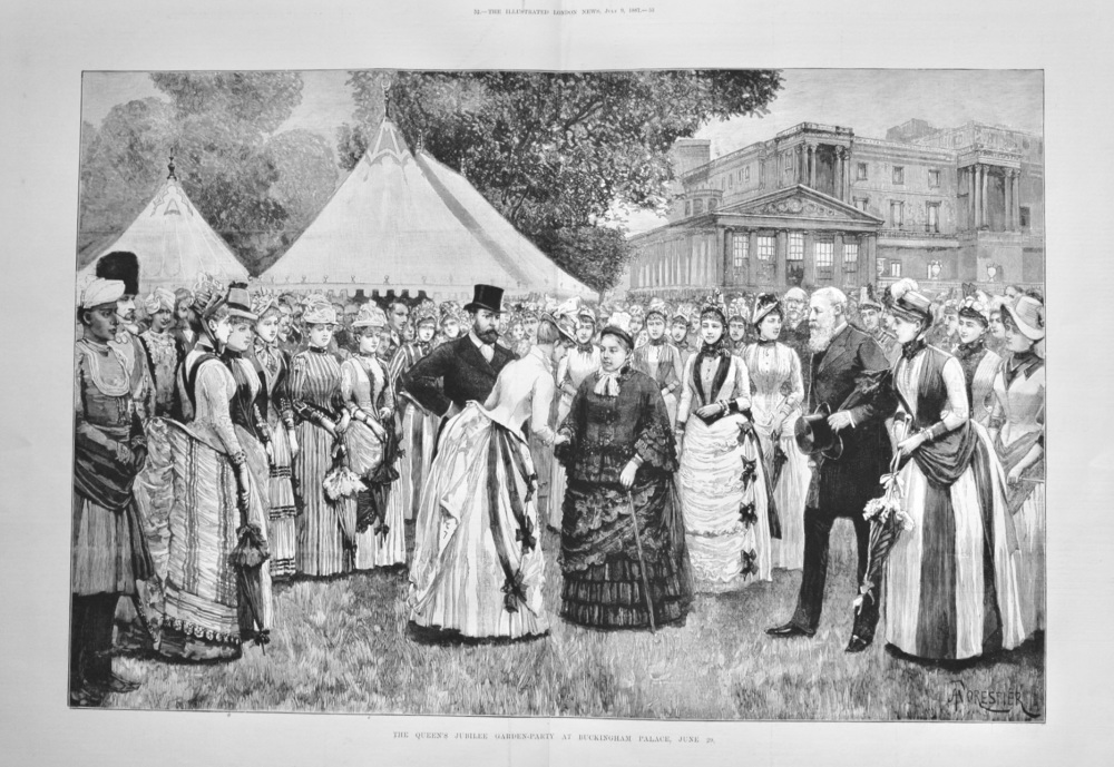 The Queen's Jubilee Garden-Party at Buckingham Palace, June 29, 1887.