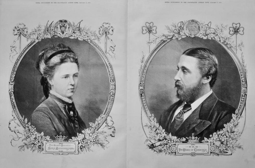 The Grand Duchess Marie Alexandrovna  &  H.R.H. The Duke of Edinburgh.  187