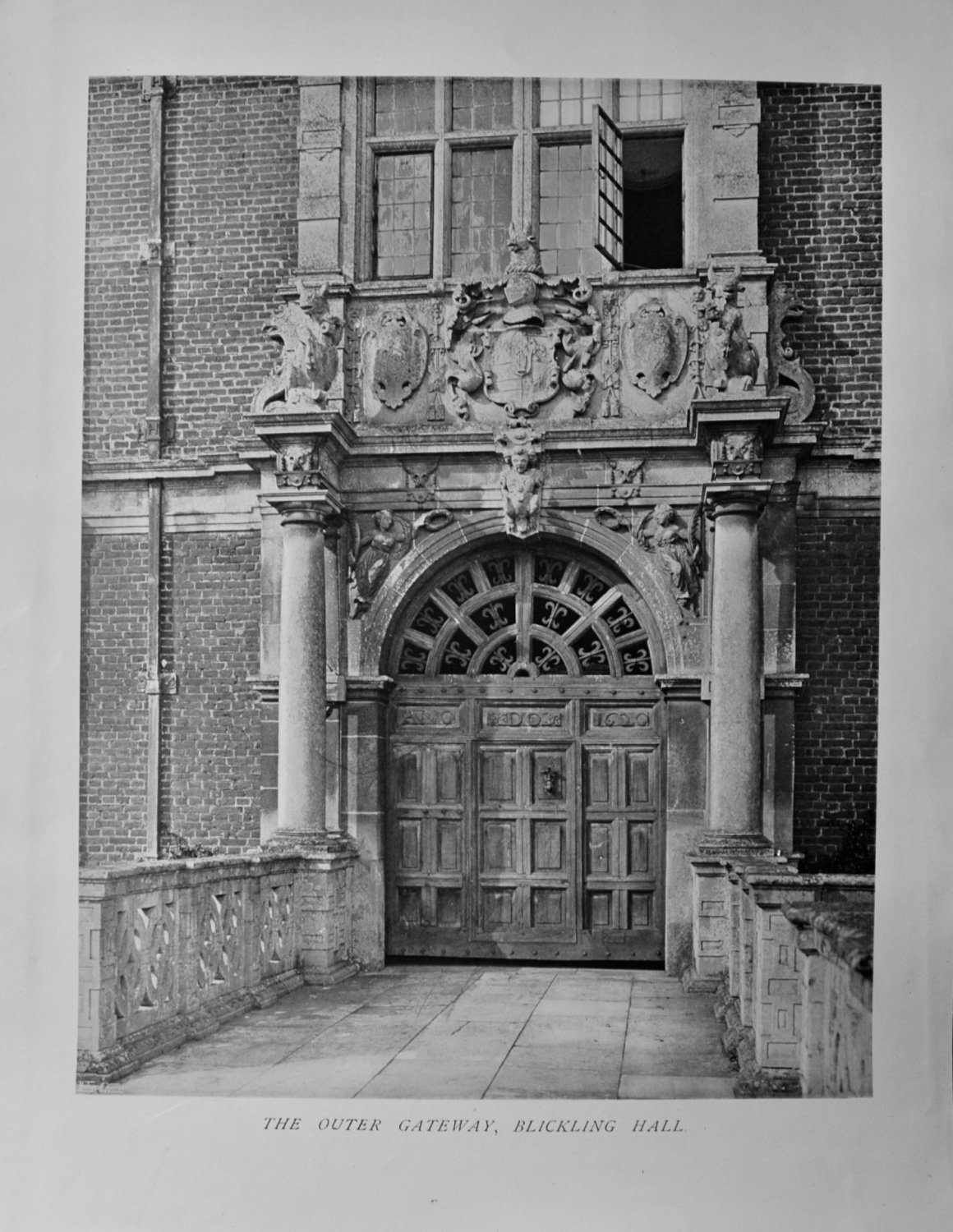 The Outer Gateway, Blickling Hall. 1907.