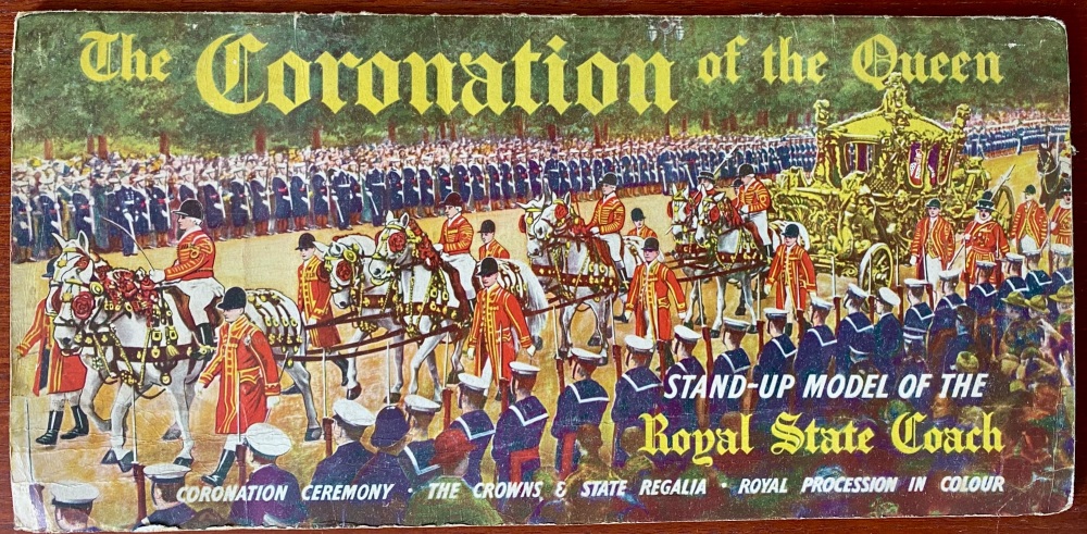 The Coronation of the Queen - 1953 - Stand Up Model of State Coach