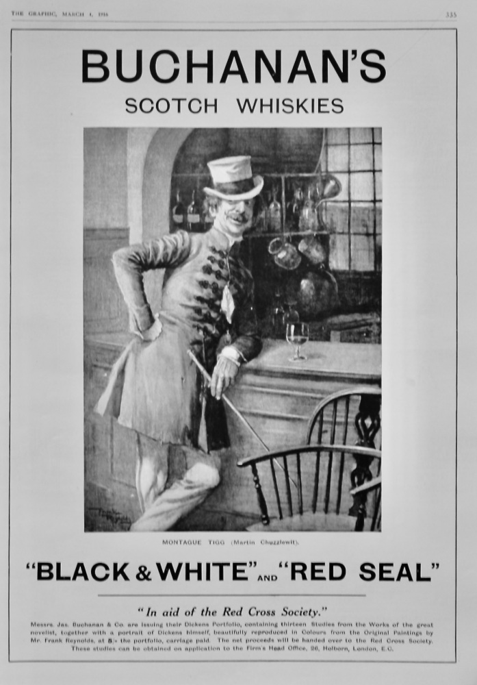 Buchanan's Scotch Whiskies.  1916.