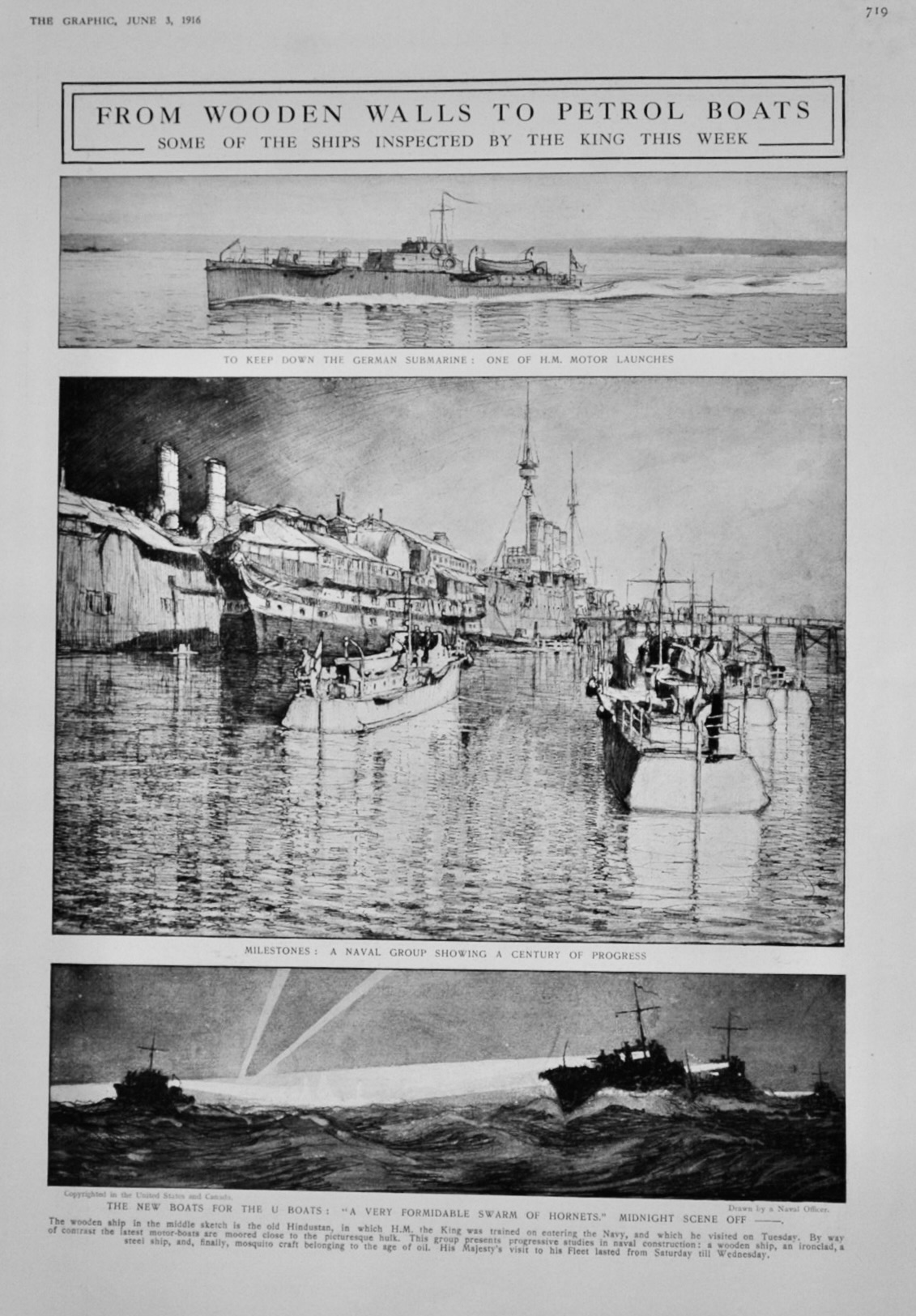 From Wooden Walls to Petrol Boats :  Some of the Ships inspected by the Kin