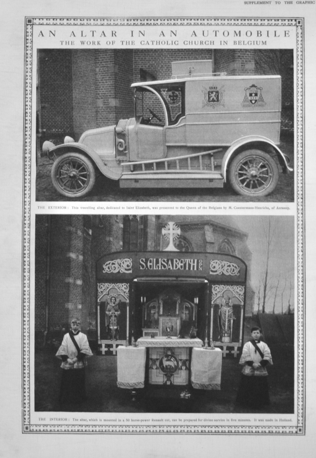An Altar in an Automobile :  The Work of the Catholic Church in Belgium.  1