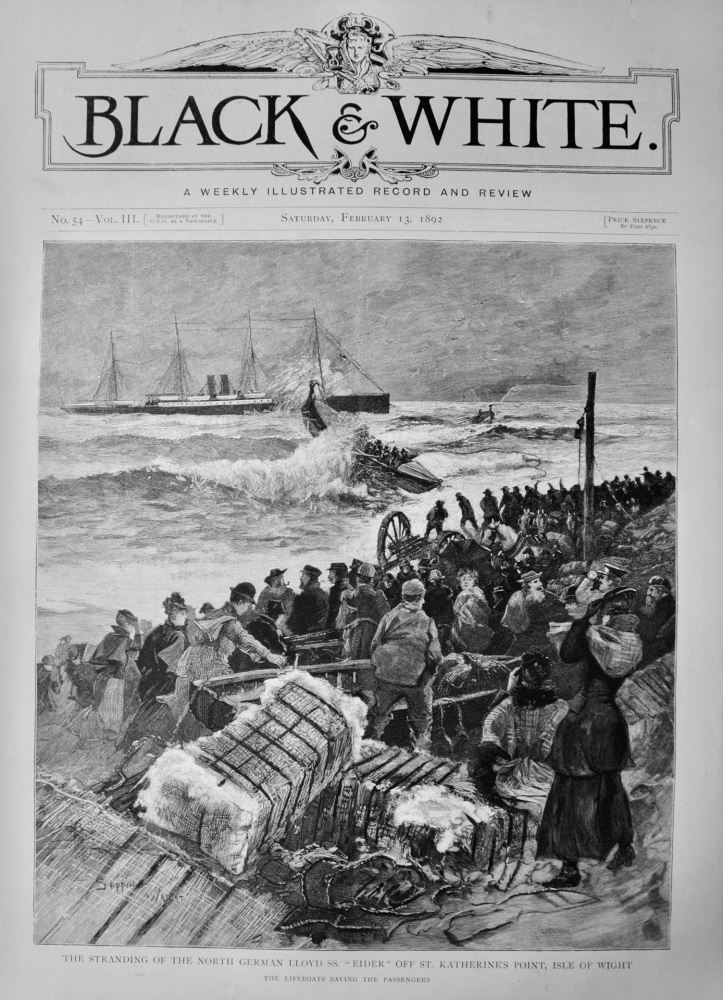 Black & White, February 13th, 1892.