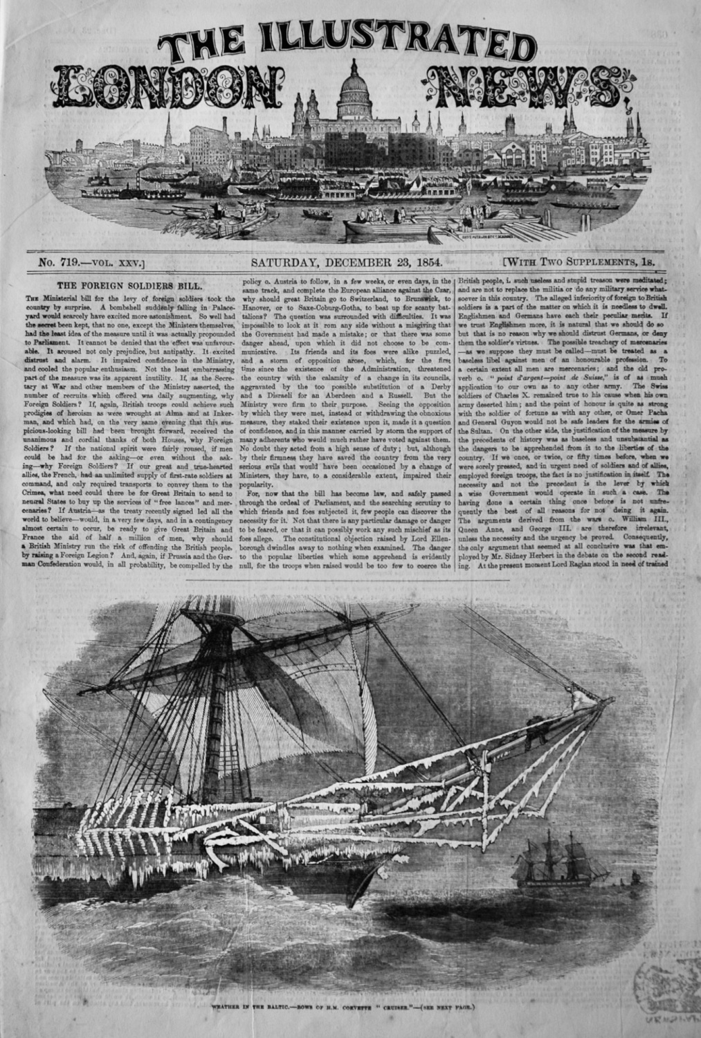 Illustrated London News, December 23rd, 1854.