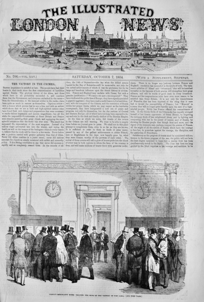 Illustrated London News, October 7th, 1854.