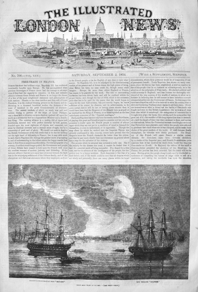 Illustrated London News, September 2nd, 1854.