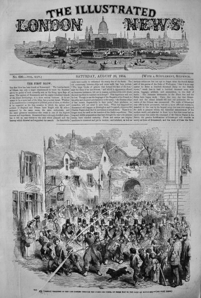 Illustrated London News, August 26th, 1854.