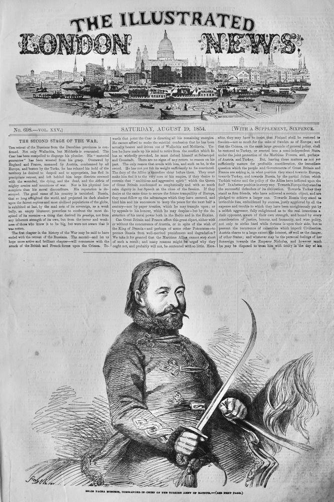 Illustrated London News, August 19th, 1854.