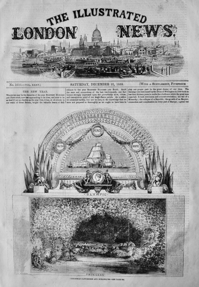 Illustrated London News, December 31st, 1859.
