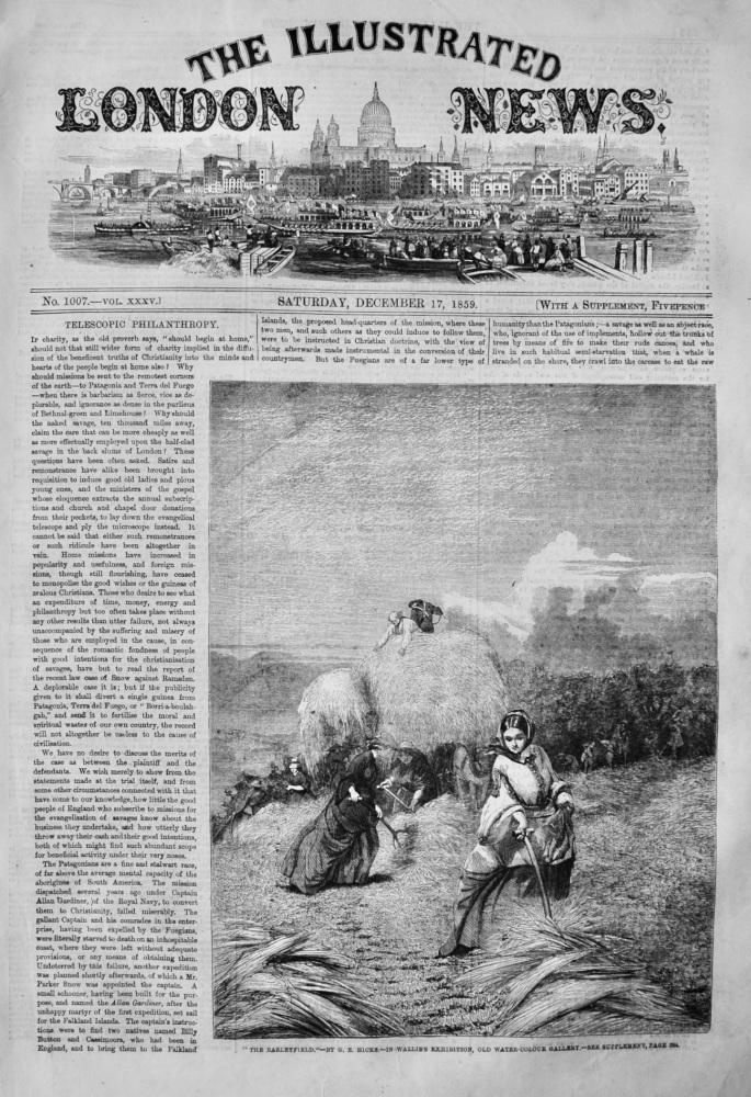 Illustrated London News, December 17th, 1859.