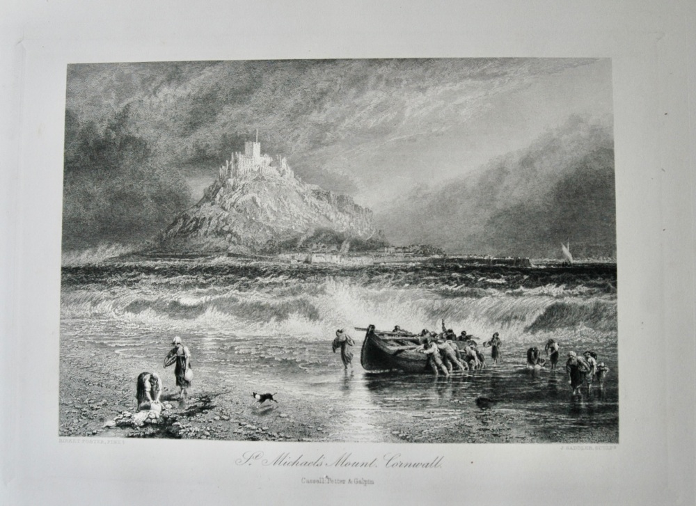St. Michael's Mount, Cornwall.  1881.