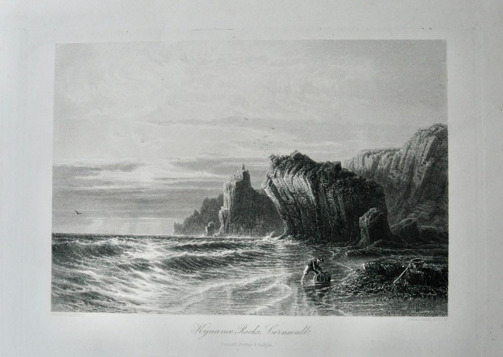 Kynanace Rocks, Cornwall. 1881.