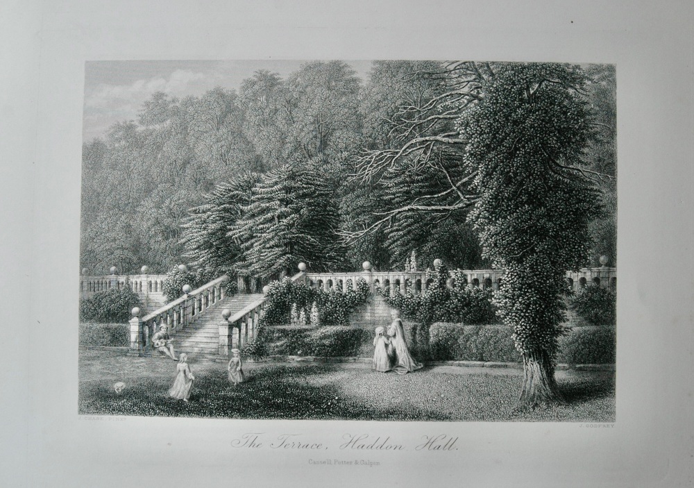 The Terrace, Haddon Hall.  1881.