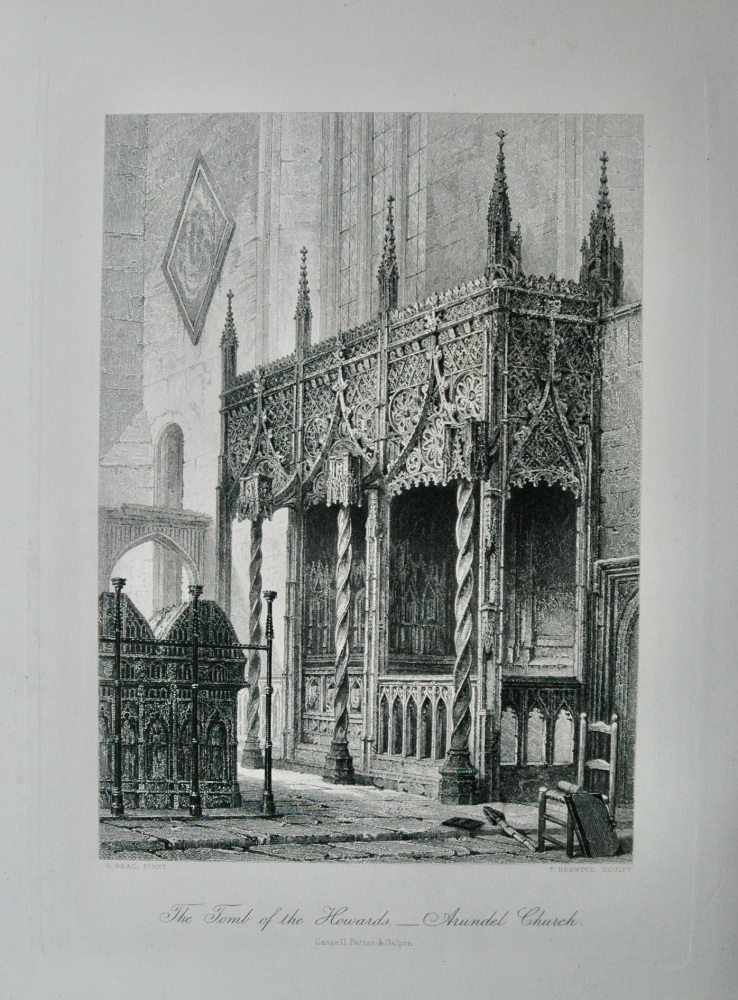 The Tomb of the Howards.- Arundel Church.  1881.