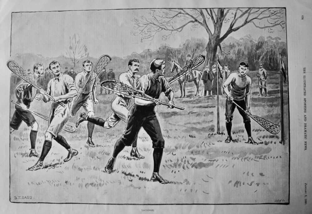 Lacrosse.  1895.