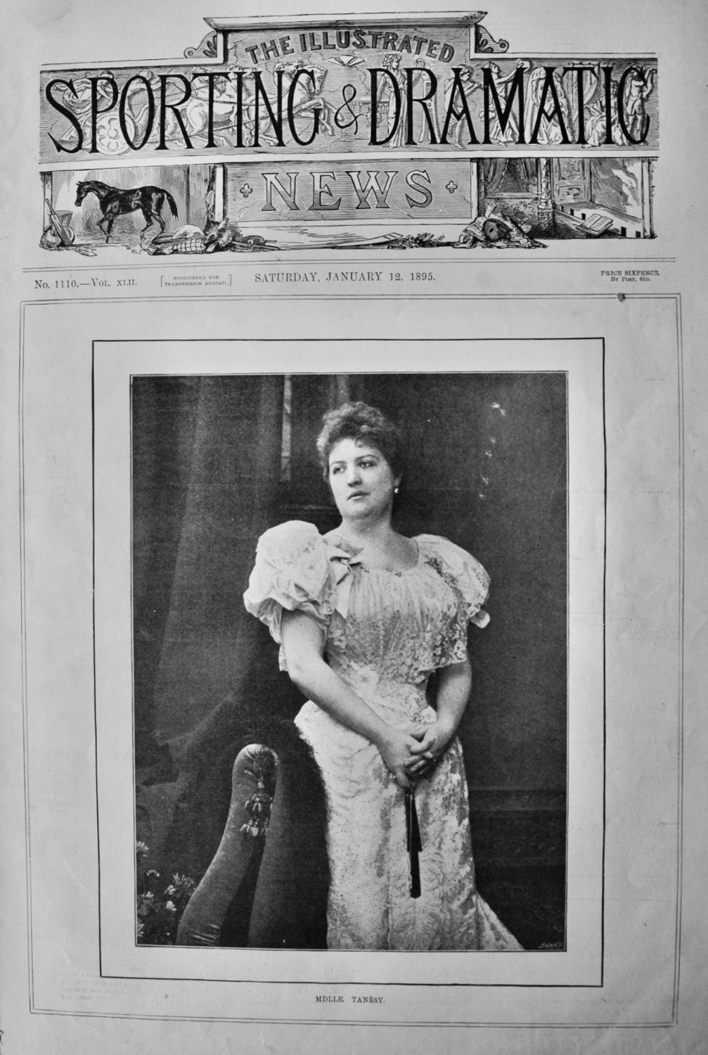 Mdlle. Tanesy.  1895.