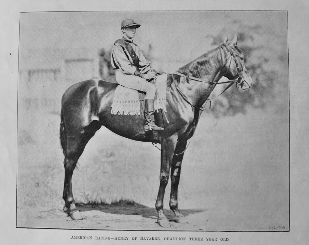 American Racing - Henry of Navarre, Champion Three Year Old.  1895.