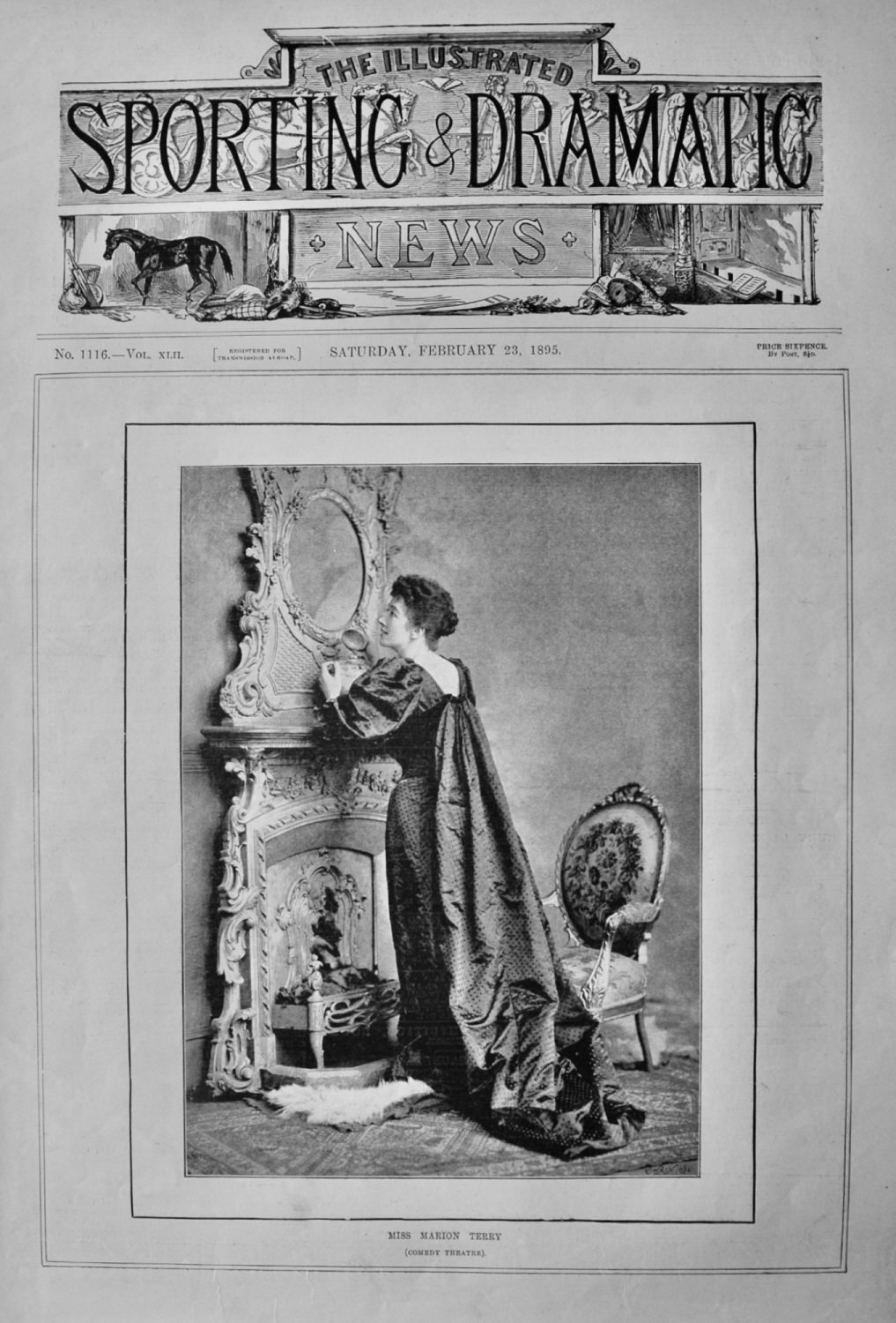 Miss Marion Terry.  (Comedy Theatre).  1895.