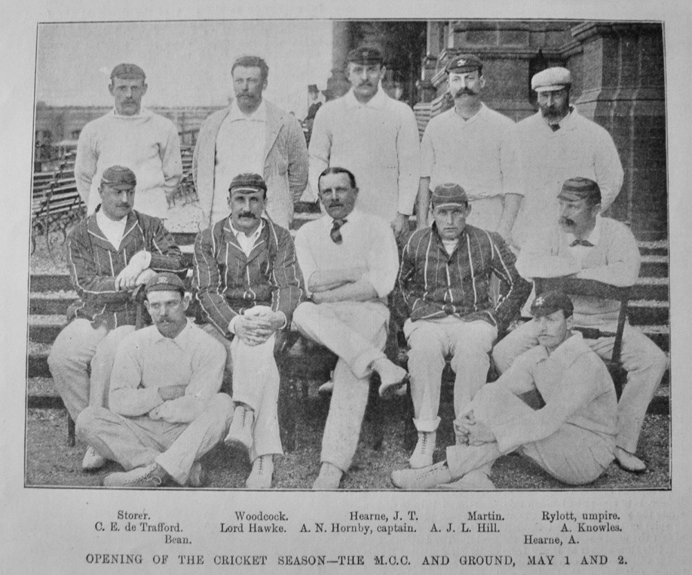 Opening of the Cricket Season - The M.C.C. and Ground, May 1st and 2nd. 1895.